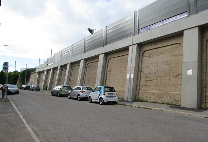 Lärmschutzwand Stuttgart Bad-Cannstatt