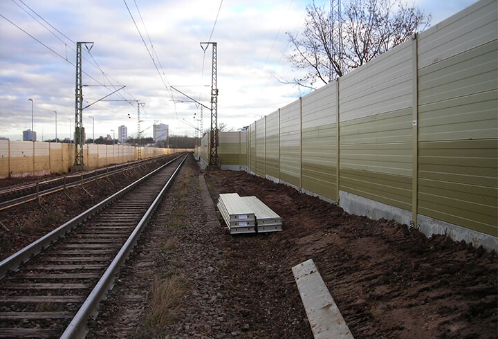 Lärmschutzwand Stuttgart-Zazenhausen
