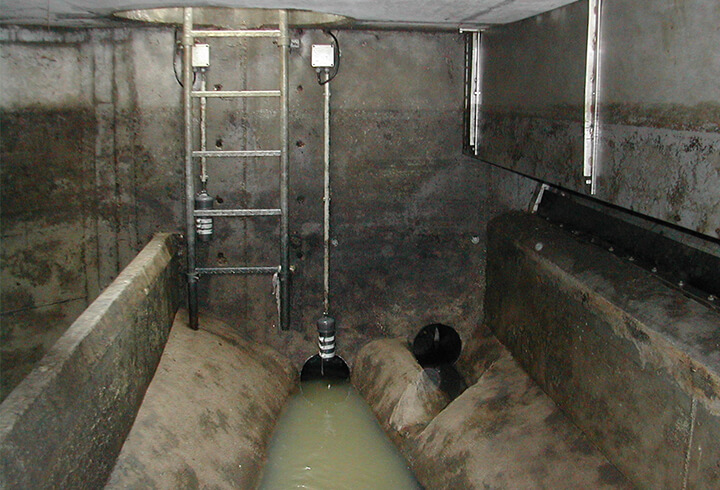 Bauwerksprüfung Regenbecken Ditzingen