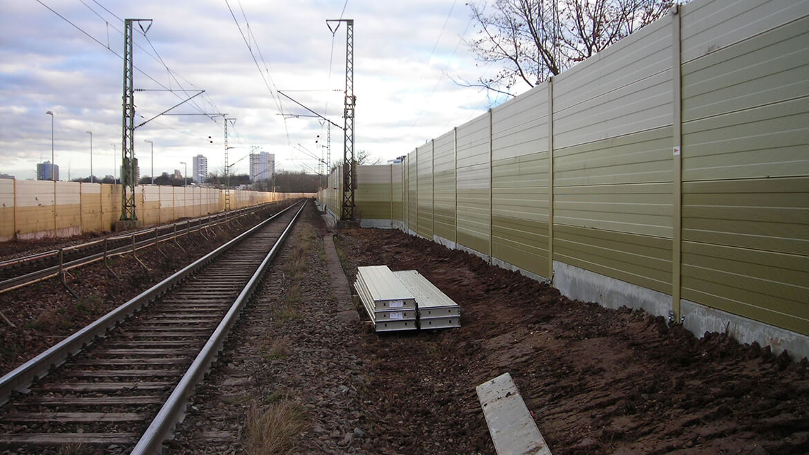 Lärmschutzwand Stuttgart-Zazenhausen